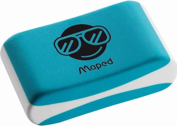 Actual product image Maped Eraser Essentials Soft, small format with smileys, assorted colours