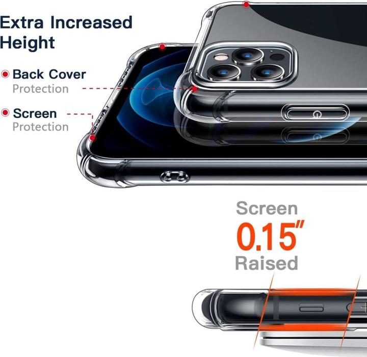Actual product image Screenguard Apple iPhone 11 Pro Max Case Crystal Soft Airbag Bumper (Apple iPhone 11 Pro Max)