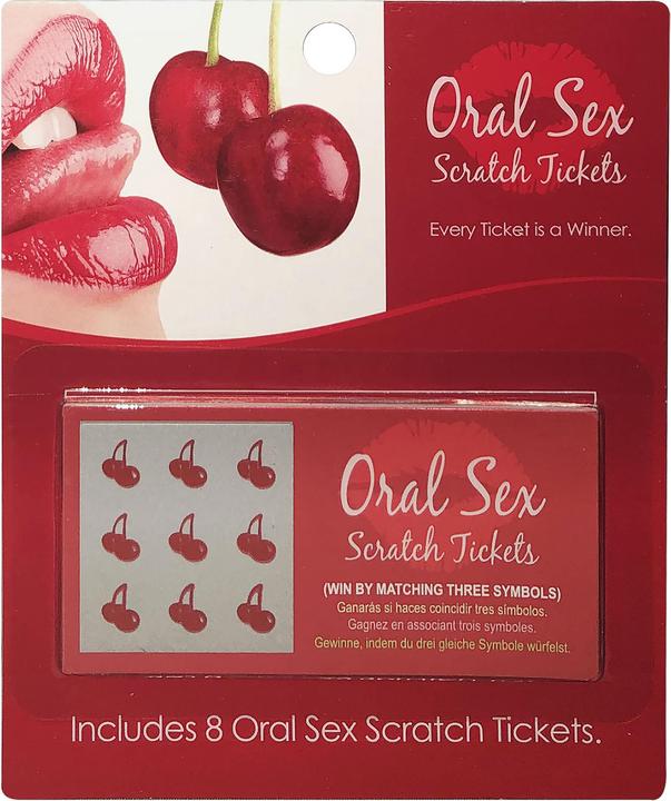 Kheper Games Oral Sex Scratch Tickets (Sonstiges, Französisch, Englisch, Niederländisch, Spanisch)