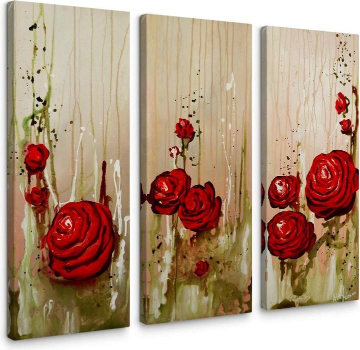 Produktbild Trenddeko Fedrau - Roses (3-teilig) (30 x 80 cm)