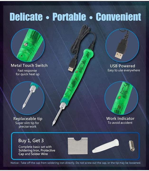 Immagine prodotto Purecrea Saldatore USB SI-168U 8W