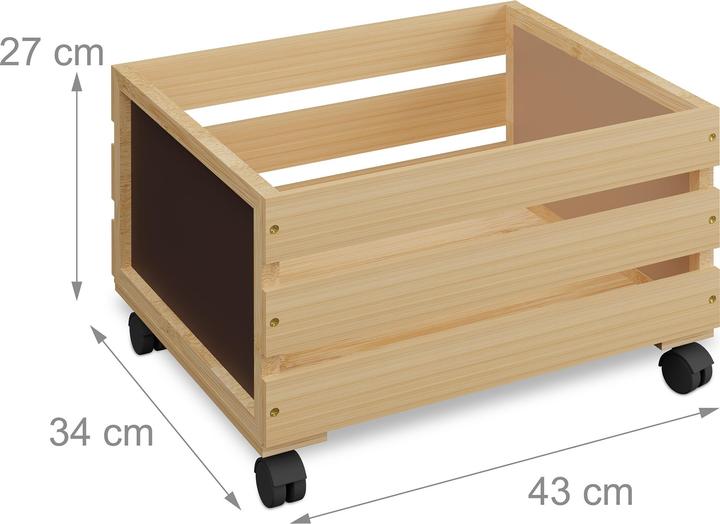 Produktbild Relaxdays Schallplatten-Kiste (Platten)