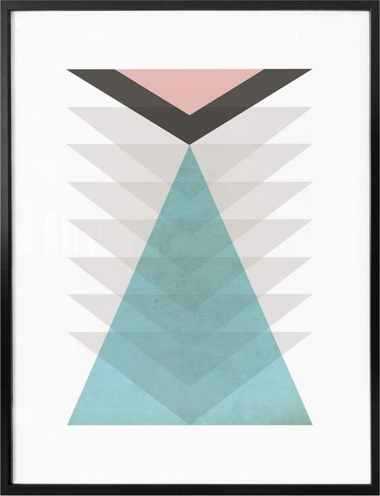 Produktbild Trenddeko Totem aqua & pink (24 x 30 cm)