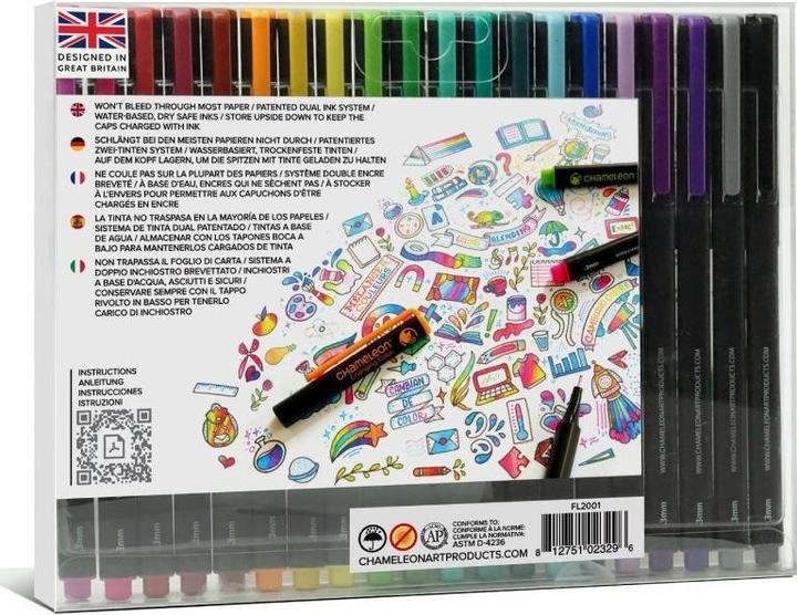 Actual product image Chameleon Fineliner Changing Color (Multicoloured, 20 x)