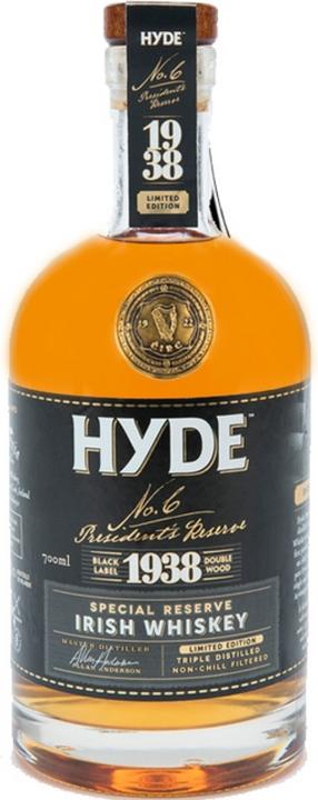 Hyde Irish Blended Whiskey No. 6 President's Reserve 1938 (Blended Whisky, Irish whiskey)