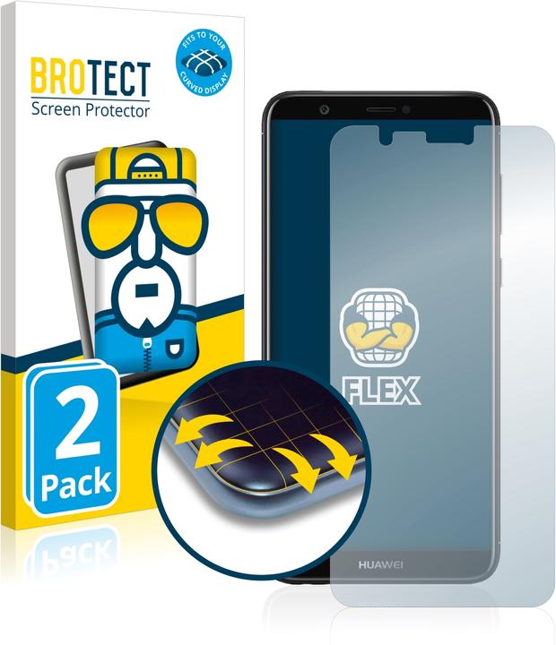 Actual product image BROTECT Full-Cover Protector (2 Piece, Huawei P Smart (2018))
