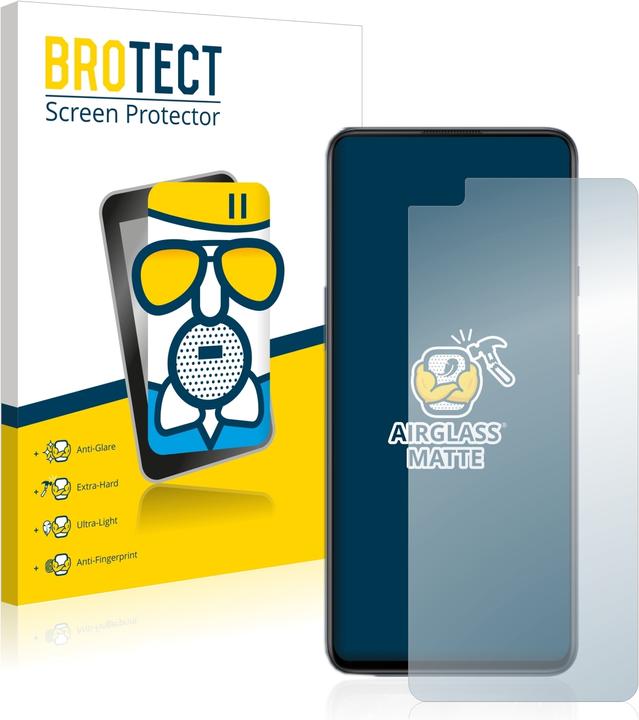 Actual product image BROTECT AirGlass Glass Matte (1 Piece, Oppo North 3)