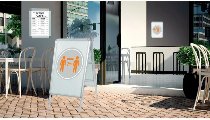 Actual product image Nobo Poster stand, weatherproof (A2)