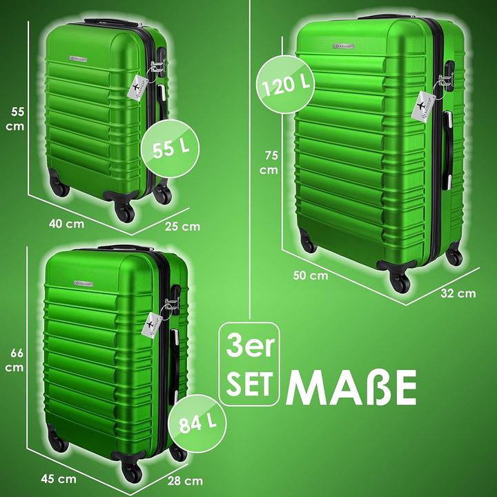 Actual product image Kesser 3-teiliges Hartschalenkoffer-Set