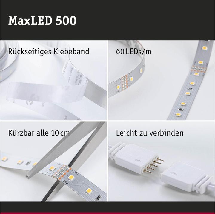 Produktbild Paulmann MaxLED 500 Stripe Set (Weiss, 1000 cm, Indoor)