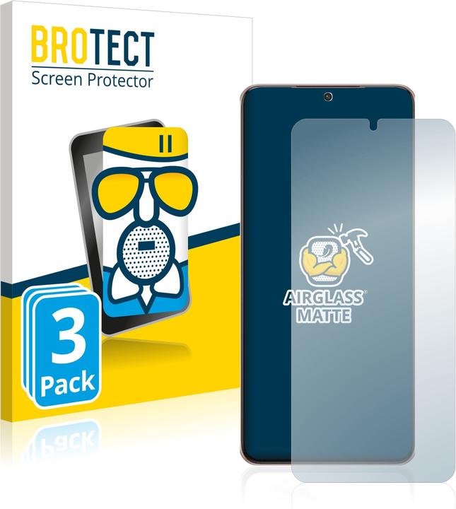 Image du produit BROTECT AirGlass Verre Mat (3 pièce(s), Samsung Galaxy S21+ 5G)