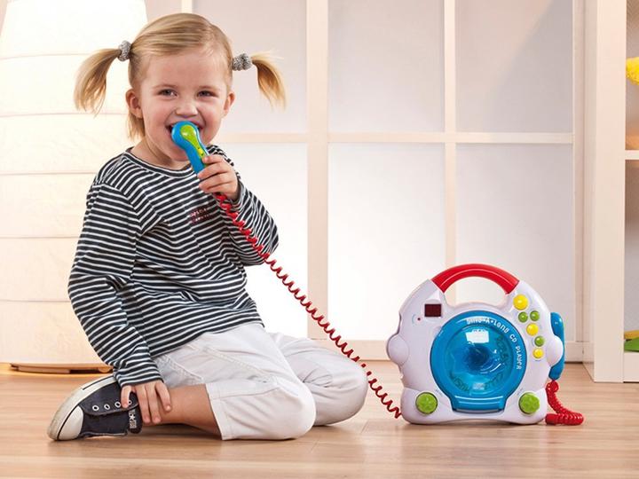 Actual product image Happy People CD player with 2 microphones