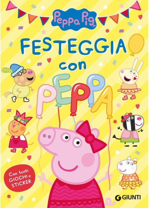 Image du produit Festeggia con Peppa (Italien, Giunti Editore, Édition illustrée (2 octobre 2024))