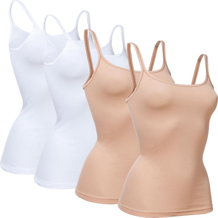Con-ta Damen-Unterhemd 4er-Pack