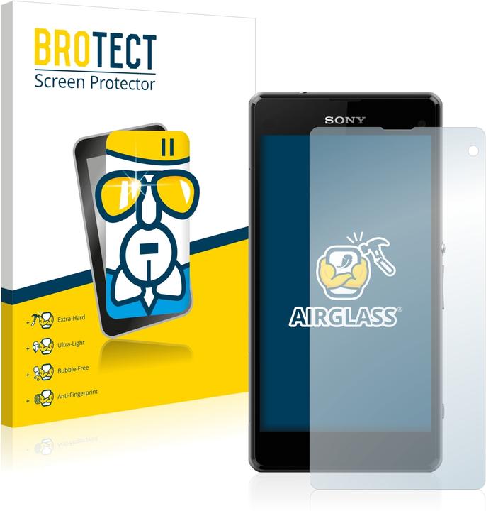 Actual product image BROTECT AirGlass Glass (1 Piece, Sony Xperia Z1 Compact)