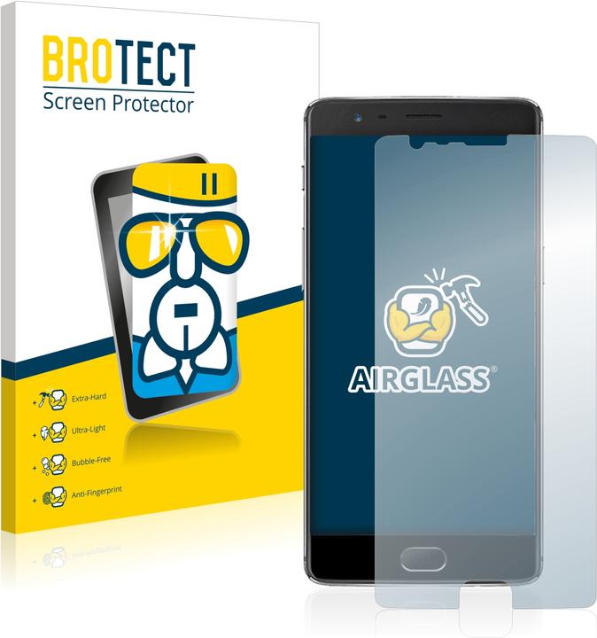 Image du produit BROTECT AirGlass Verre (1 pièce(s), OnePlus 3)