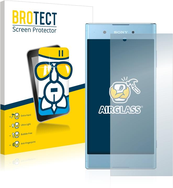 Actual product image BROTECT AirGlass Glass (1 Piece, Sony Xperia XA1 Plus)