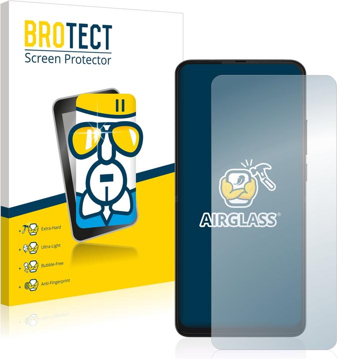 Actual product image BROTECT AirGlass Glass (1 Piece, Motorola One Hyper)