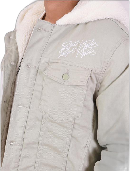 Produktbild Project X Paris Jeansjacke mit Kapuze Schaf (S)