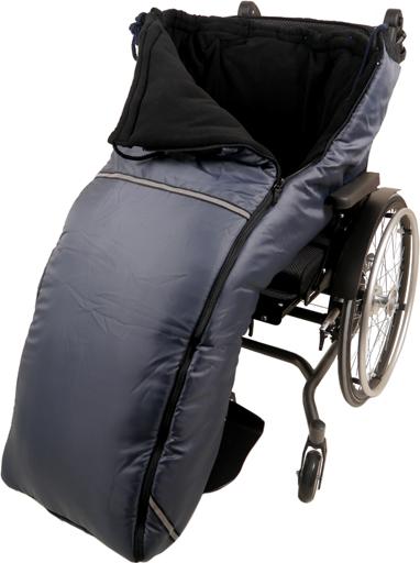 Produktbild Kaiser Schlupfsack Fleece/Wollpelz 180cm uni marine