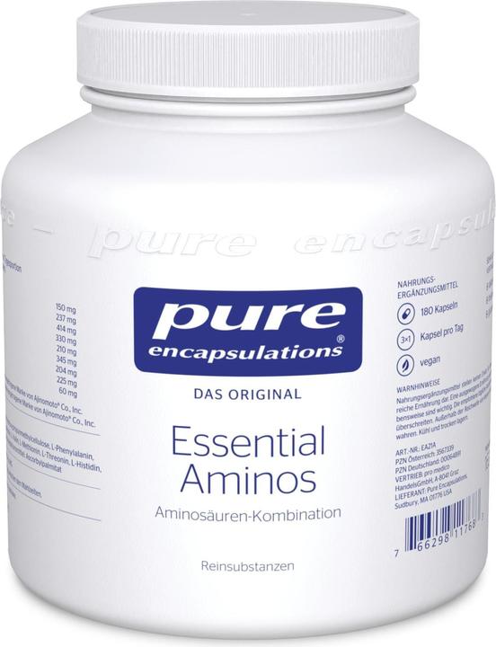 Image du produit Pure encapsulations Essential Aminos Kapsel (neu) (180 pièce(s), Capsules, 211 g)