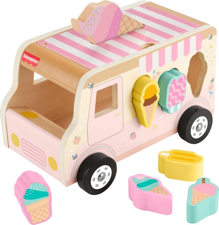 Fisher-Price Zuckersüßer Holz-Eiswagen