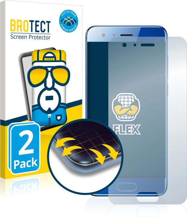 Actual product image BROTECT Full-Cover Protector (2 Piece, Honor 9)