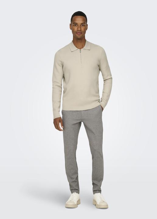 Produktbild Only & Sons Onscooper Reg Ls 12 Half Zip Polo (XL)