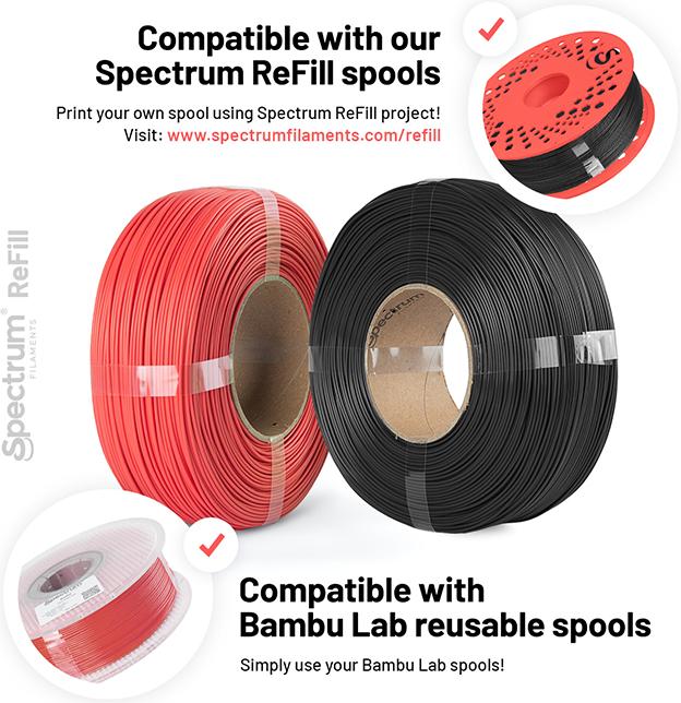 Image du produit Filament Premium PLA Recharge Bleu marine 1kg 1.75mm (PLA, 1.75 mm, 1000 g, Bleu)