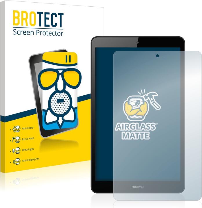 Produktbild BROTECT AirGlass Panzerglasfolie Matt (1 Stück, MediaPad M5 Lite 8)