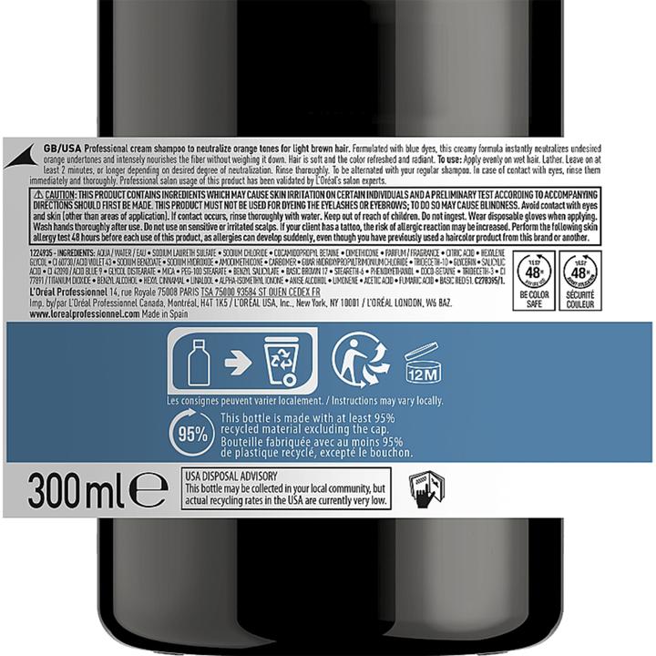 Image du produit L'Oréal Professionnel Série Expert Chroma Crème - Blue (300 ml, Shampoing liquide)