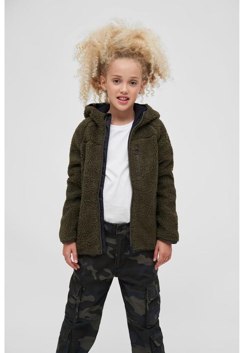Actual product image Brandit Kids Teddy Fleece Jacket Hood - 16231 (122, 128)