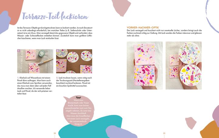 Actual product image Terrazzo-Dekoideen einfach selber giessen (German, Jennifer Dargel, 2023)