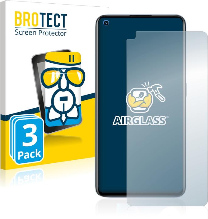 Actual product image BROTECT AirGlass Glass (3 Piece, Realme GT Neo 2)