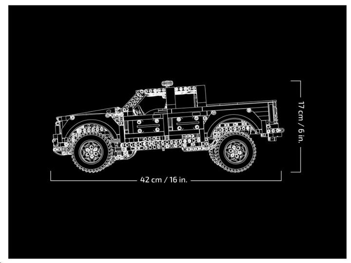 Actual product image LEGO Technic 42126 Ford F-150 Raptor (42126, LEGO Technic)