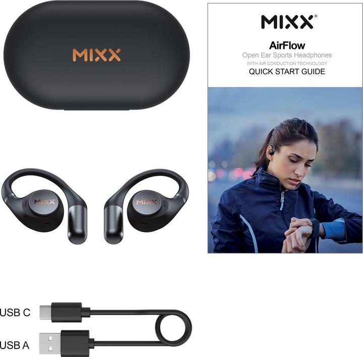 Actual product image Mixx Streambuds AirFlow Open TWS Sportkopfhörer (8 h, Wireless)