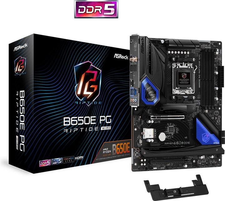 AsRock B650E PG Riptide WiFi (AM5, AMD B650, ATX)