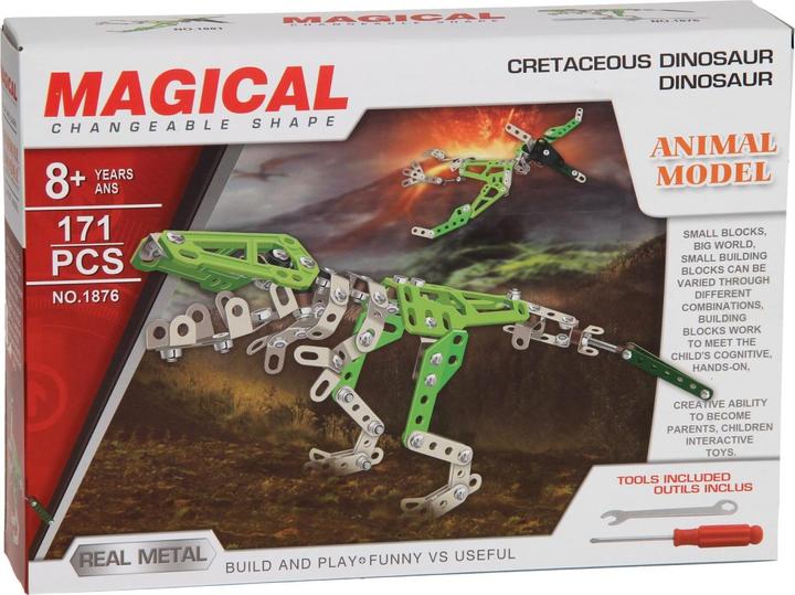 Actual product image Building set metal dino, 171 pcs.