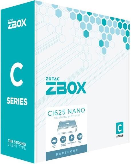 Image du produit Zotac ZBOX-CI625NANO I3-1115G4 Intel DDR4 HDMI DP (Intel Core i3-1115G4)
