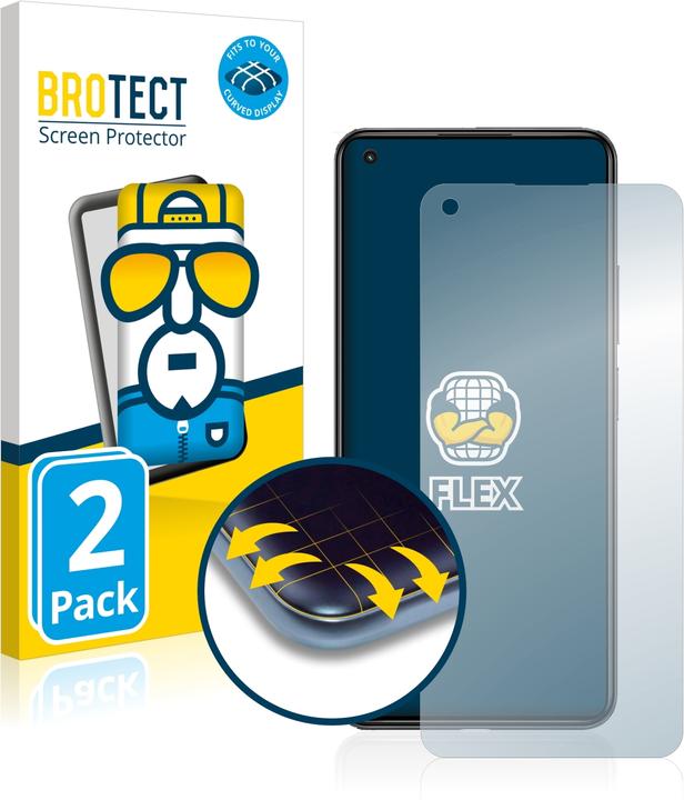 Produktbild BROTECT Full-Cover Displayschutz (2 Stück, Xiaomi Mi 11 Lite)
