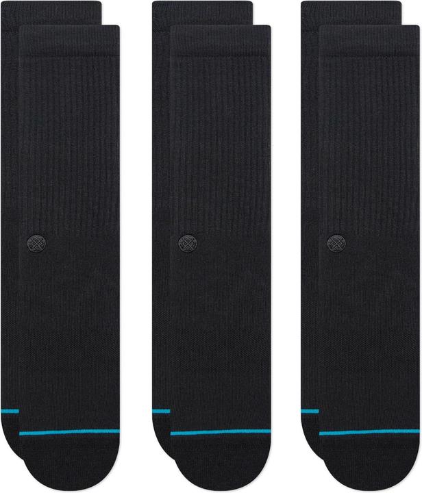 Actual product image Stance Socks Shelter Black 3-Pack (pack of 3, 43 - 47)
