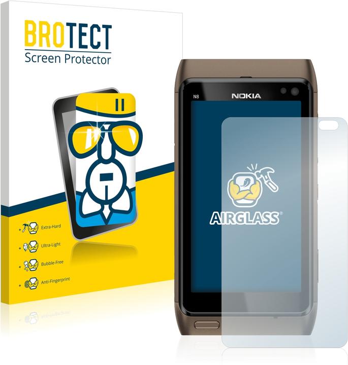 Produktbild BROTECT AirGlass Premium (1 Stück, Nokia N8)