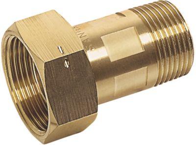 Actual product image Sanha PURAFIT 3/4X1 vandm.forskr. - silicon bronze. Blyfri. Flad taetning, plomb.bar