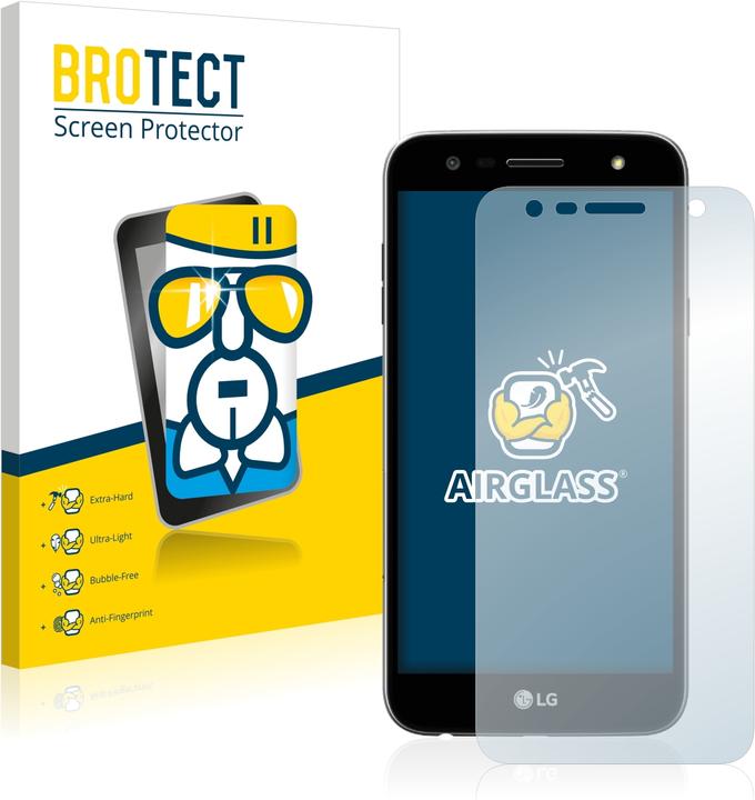 Actual product image BROTECT AirGlass Glass (1 Piece, LG X Power 2)