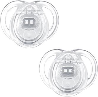 Image du produit Tommee Tippee Any Time Sucette classique pour bébé Silicone (2 x, jusqu'à 6 M.)