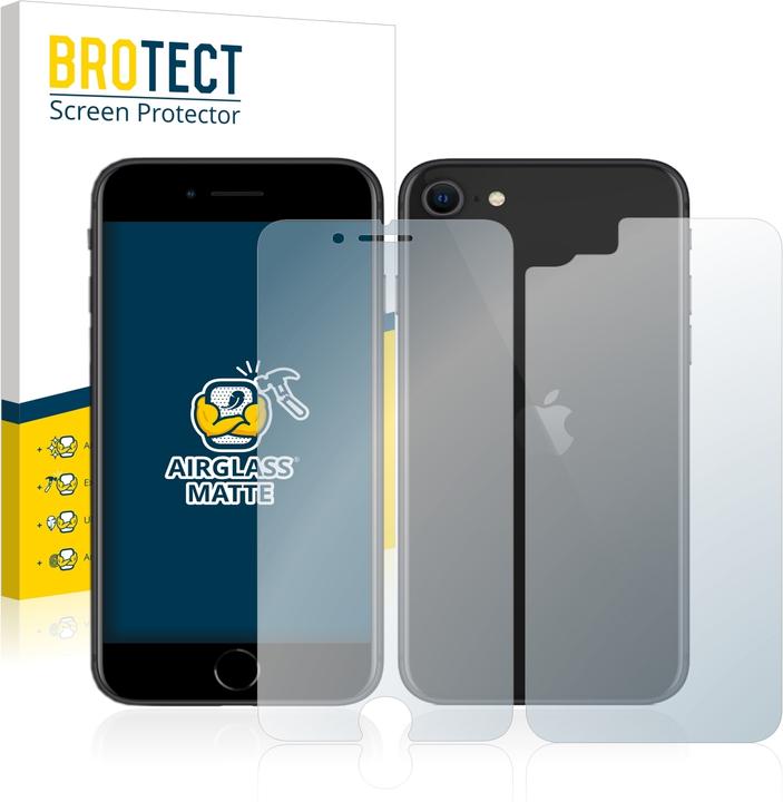 Immagine prodotto BROTECT AirGlass Vetro Opaco (1 Pezzo/i, Apple iPhone SE (seconda generazione))