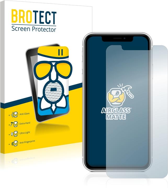 Actual product image BROTECT AirGlass Glass Matte (1 Piece, Apple iPhone 11 Pro Max)