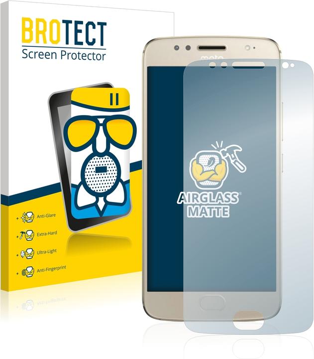 Produktbild BROTECT AirGlass Panzerglasfolie Matt (1 Stück, Motorola Moto G5S)