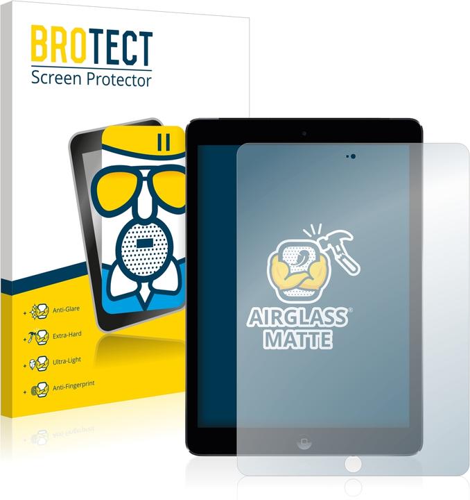 Produktbild BROTECT AirGlass Panzerglasfolie Matt (1 Stück, iPad Air 2014 (2. Gen))
