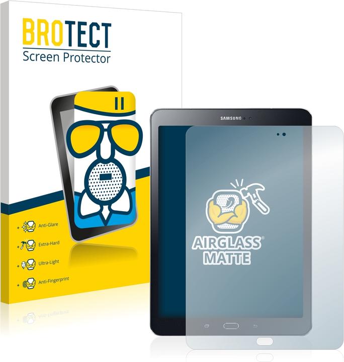 Produktbild BROTECT AirGlass Panzerglasfolie Matt (1 Stück, Galaxy Tab S2 9.7)